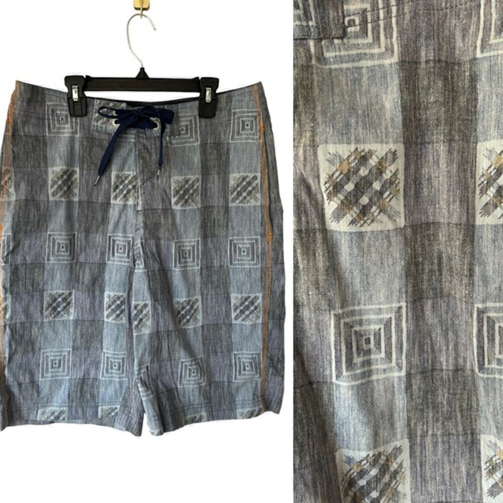 Reyn Spooner Blue/Grey Board Shorts - 30 - Picture 1 of 7